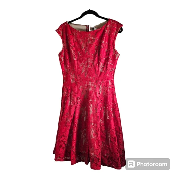 pink and grey lace dress Elsie Sequin Lace-Up Formal Dress